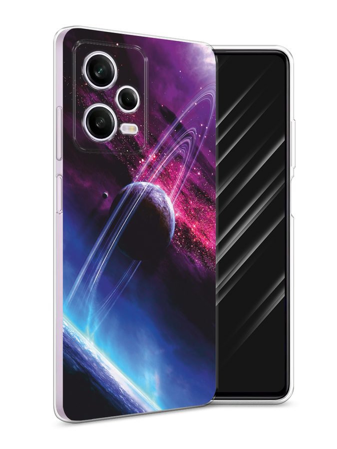 

Чехол Awog на Xiaomi Redmi Note 12 Pro "Космос 17", Черный;фиолетовый, 317050-4