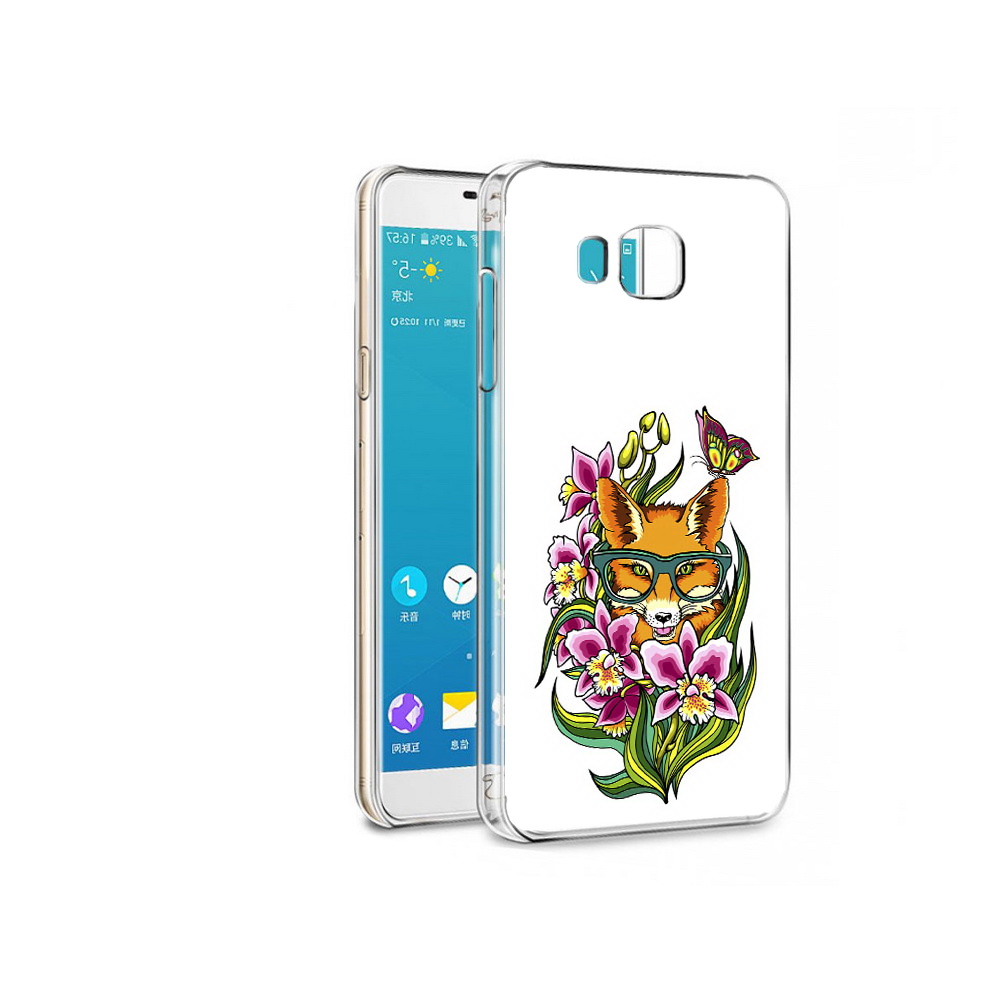 

Чехол MyPads Tocco для Samsung Galaxy Alpha Лиса в цветах (PT13063.503.108), Прозрачный, Tocco