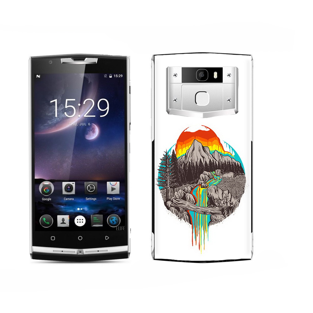 

Чехол MyPads Tocco для Oukitel K15 Plus Радужный водопад, Прозрачный, Tocco