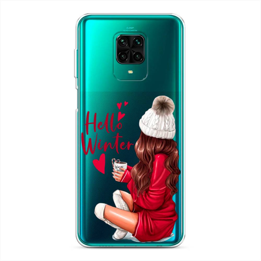 

Чехол для Xiaomi Redmi Note 9 Pro/9S "Hello winter", Красный;белый;коричневый, 38050-5