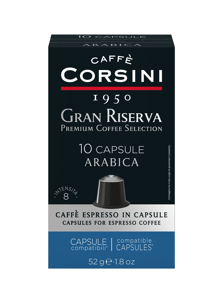 фото Капсулы caffe corsini gran riserva arabica 10 капсул