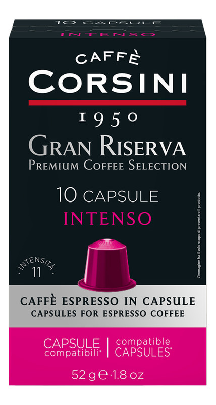 Кофе в капсулах Caffe Corsini Gran Riserva Intenso для системы Nespresso 10 шт.