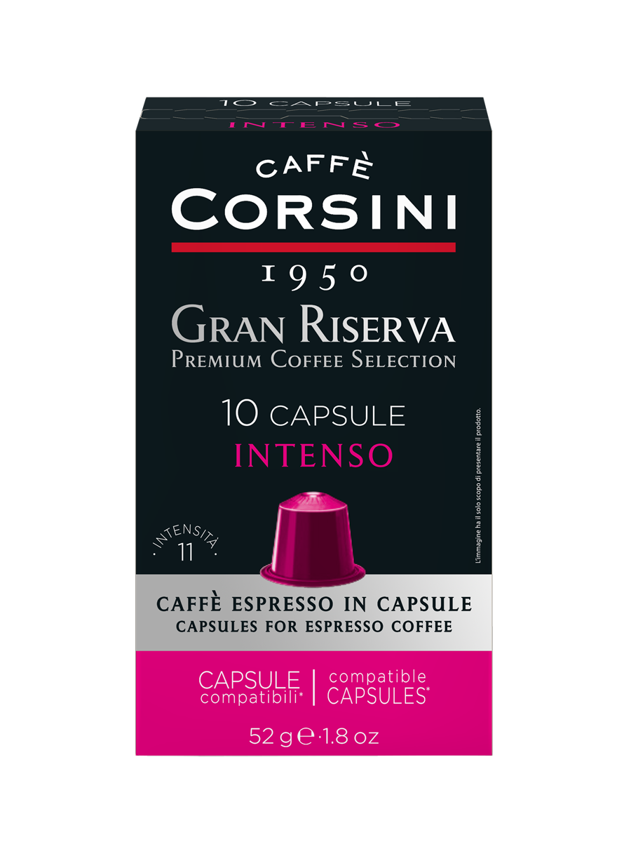 фото Капсулы caffe corsini gran riserva intenso 10 капсул