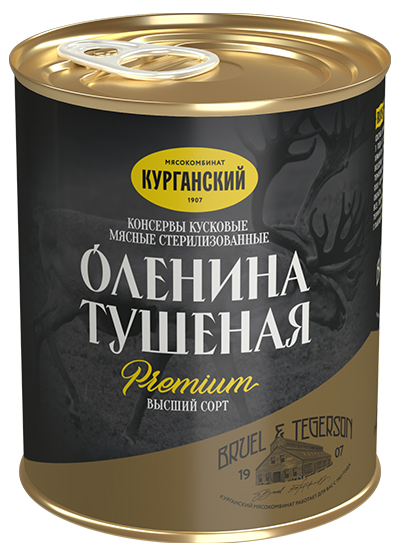 

Оленина Курганский МК Premium тушеная 338 г