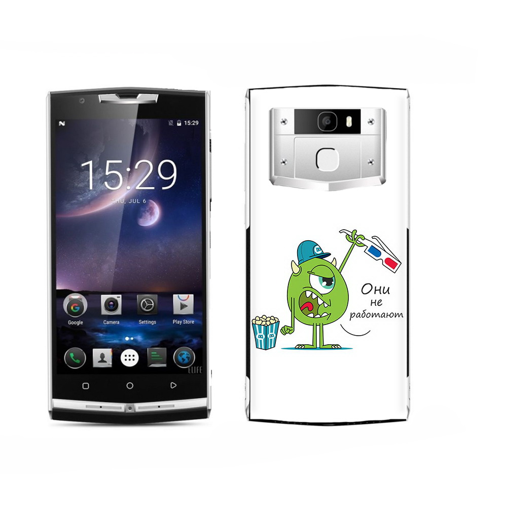 

Чехол MyPads Tocco для Oukitel K15 Plus Очки не работают, Прозрачный, Tocco