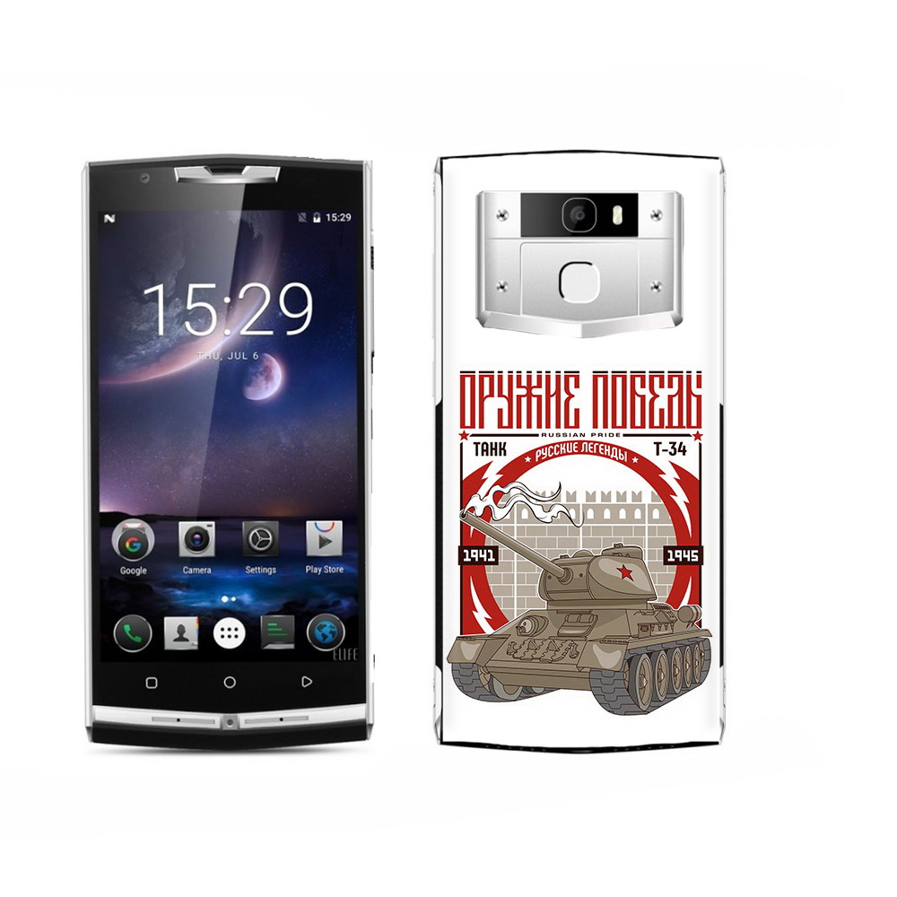 

Чехол MyPads Tocco для Oukitel K15 Plus Оружие победы, Прозрачный, Tocco