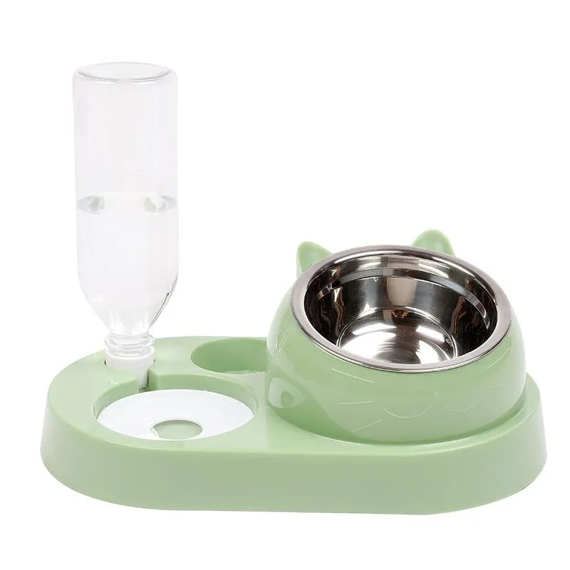

Миска для животных CatBand с автопоилкой, Зеленый, bottle1green