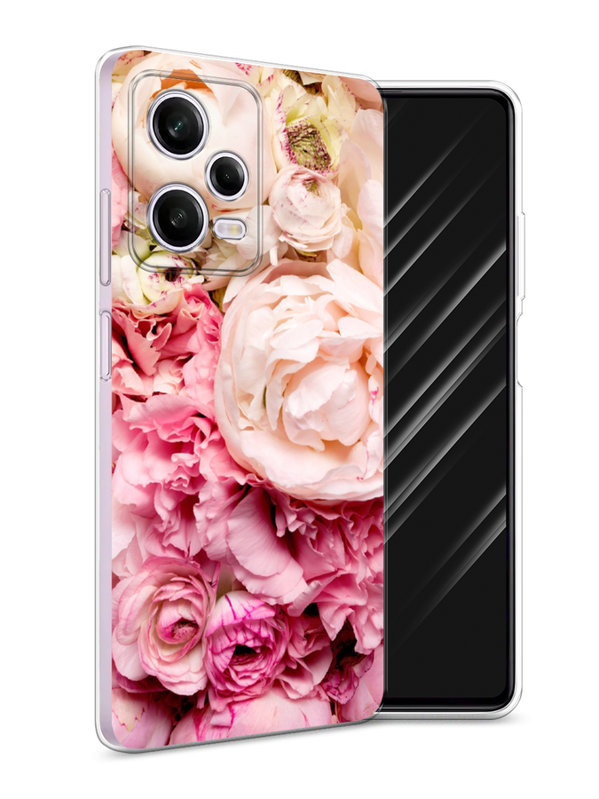 

Чехол Awog на Xiaomi Redmi Note 12 Pro "Пионы яркие", Розовый, 317050-8
