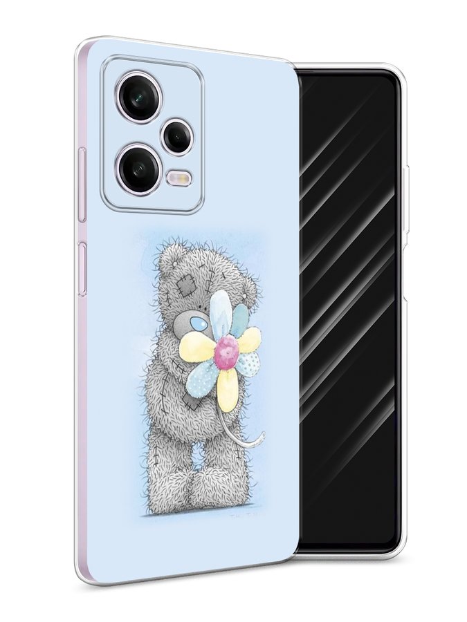 

Чехол Awog на Xiaomi Redmi Note 12 Pro "Me to you с ромашкой", Голубой;серый;желтый, 317050-2