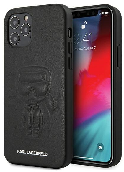 фото Чехол karl lagerfeld ikonik outline (klhcp12mpcuikbk) для iphone 12/iphone 12 pro (black)