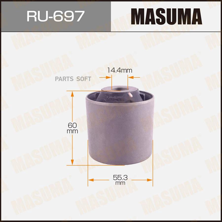 

Сайлентблок MASUMA ru697 MASUMA ru697