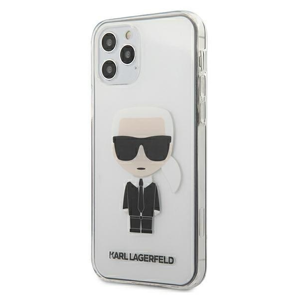 

Чехол Karl Lagerfeld Ikonik Karl Hard (KLHCP12MTRIK) для iPhone 12/12 Pro (Transparent), Прозрачный, Ikonik Karl Hard для iPhone 12/12 Pro