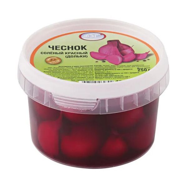 

Чеснок ФЭГ красный соленый