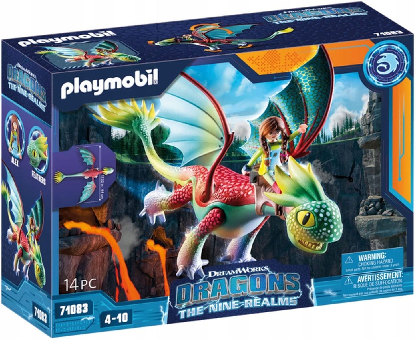 

Конструктор Playmobil Dragons 71083 Перья и Алекс, Dragons 71083 Перья и Алекс