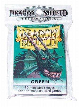 

Протекторы Dragon shield уменьшенного размера - зеленые 50 шт.