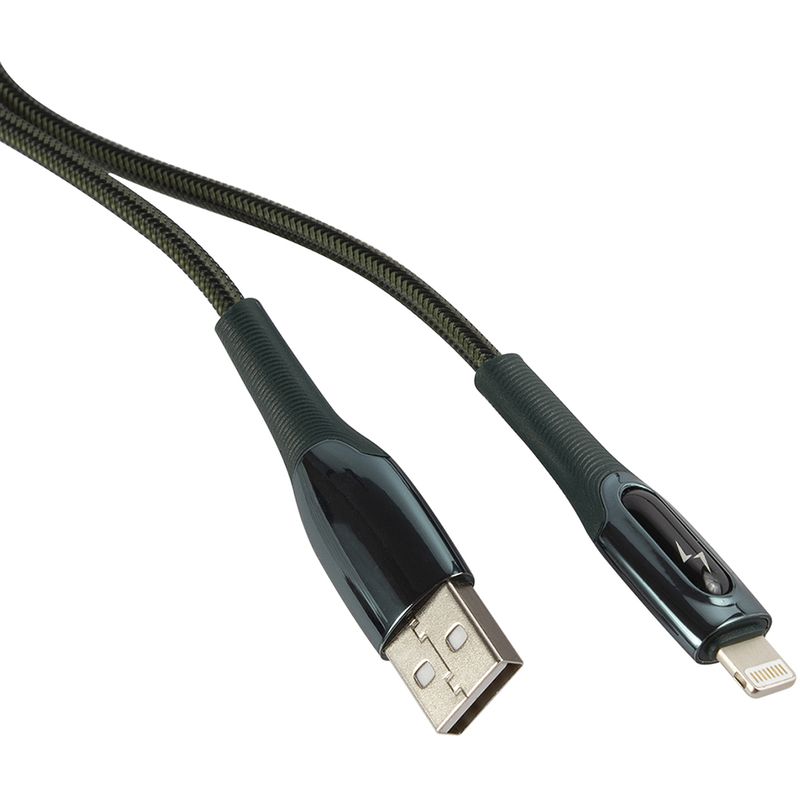 фото Кабель usams sj469 usb to apple lightning 1.2m green