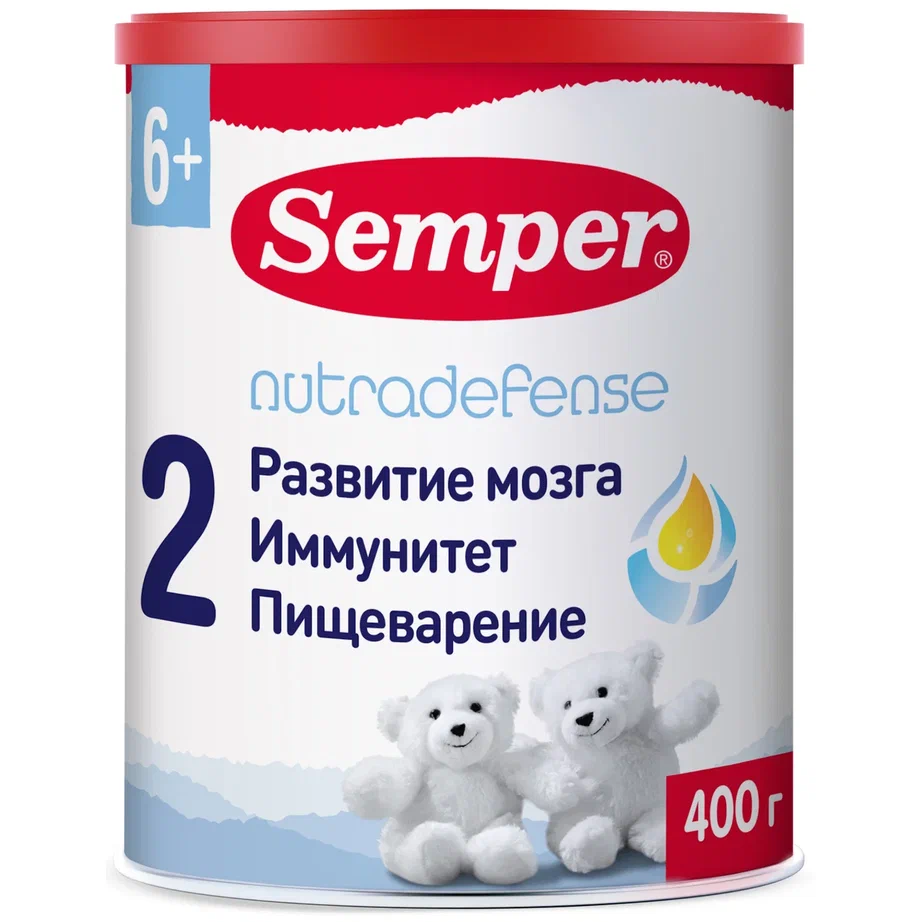 Молочная смесь Semper Baby Nutradefense от 6 до 12 мес. 400 г