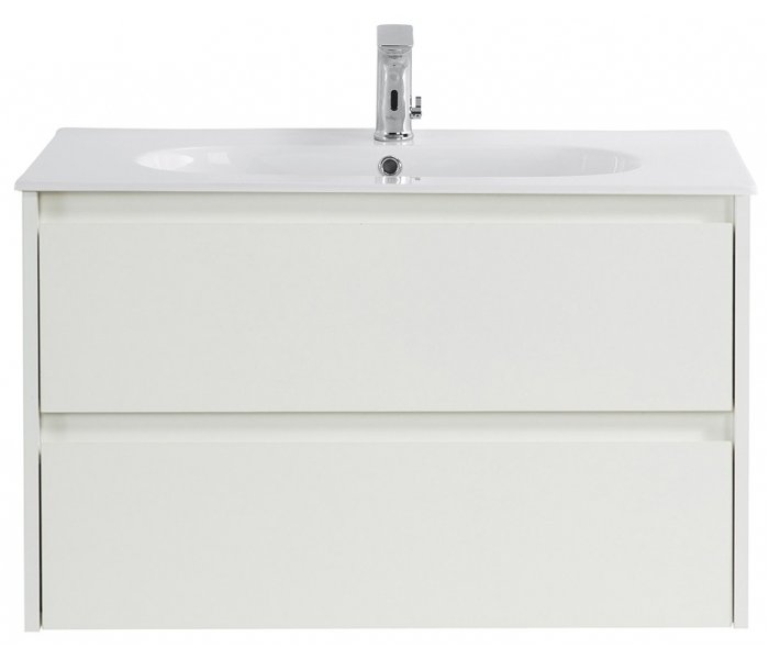 

Тумба с раковиной BelBagno Kraft 100-LOV-1000-LVB Bianco Opaco, Белый, Kraft