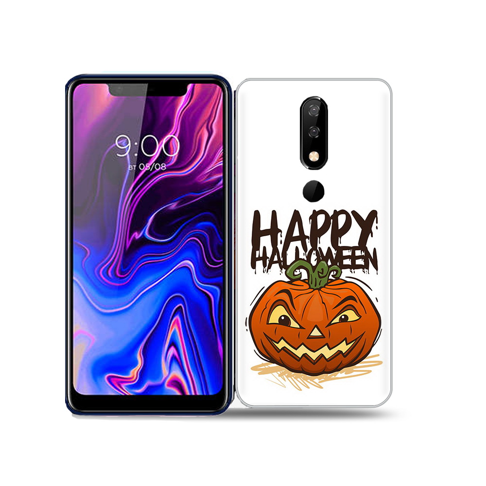 

Чехол MyPads Tocco для BQ 5732L Хэллоуин счастливый, Прозрачный, Tocco