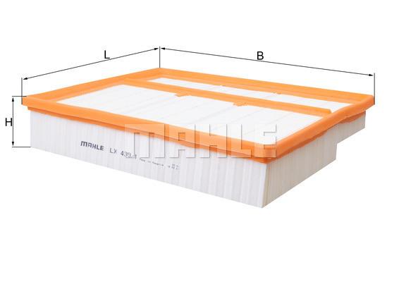 

Фильтр воздушный двигателя KNECHT LX 439/1