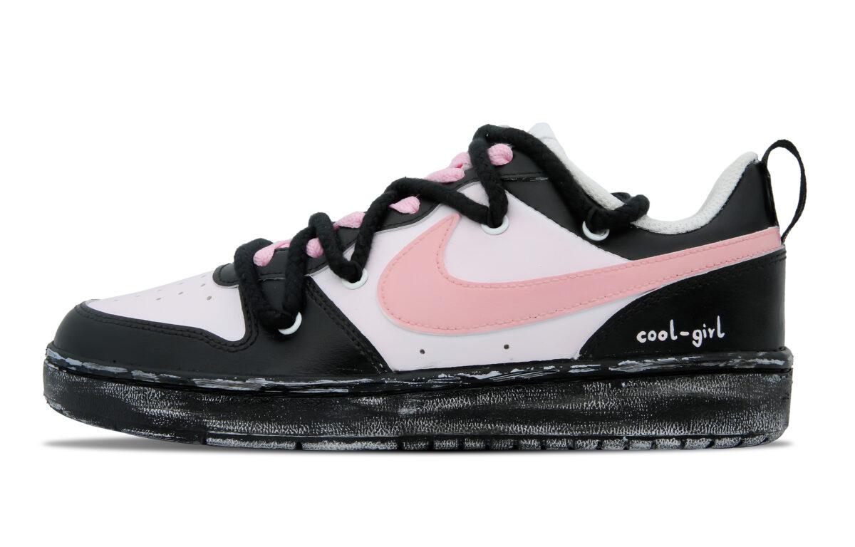 

Кеды унисекс Nike Court Borough Low 2 GS белые 38.5 EU, Белый, Court Borough Low 2 GS