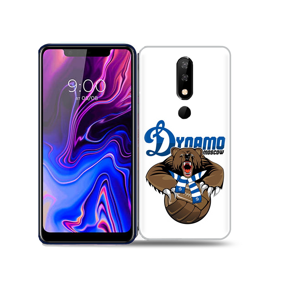

Чехол MyPads Tocco для BQ 5732L ФК Динамо медведь, Прозрачный, Tocco