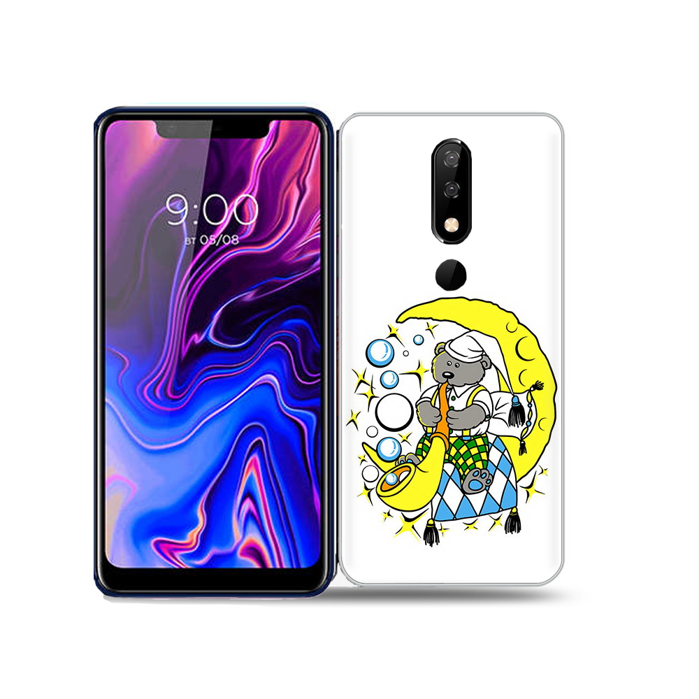 

Чехол MyPads Tocco для BQ 5732L Сырная луна, Прозрачный, Tocco