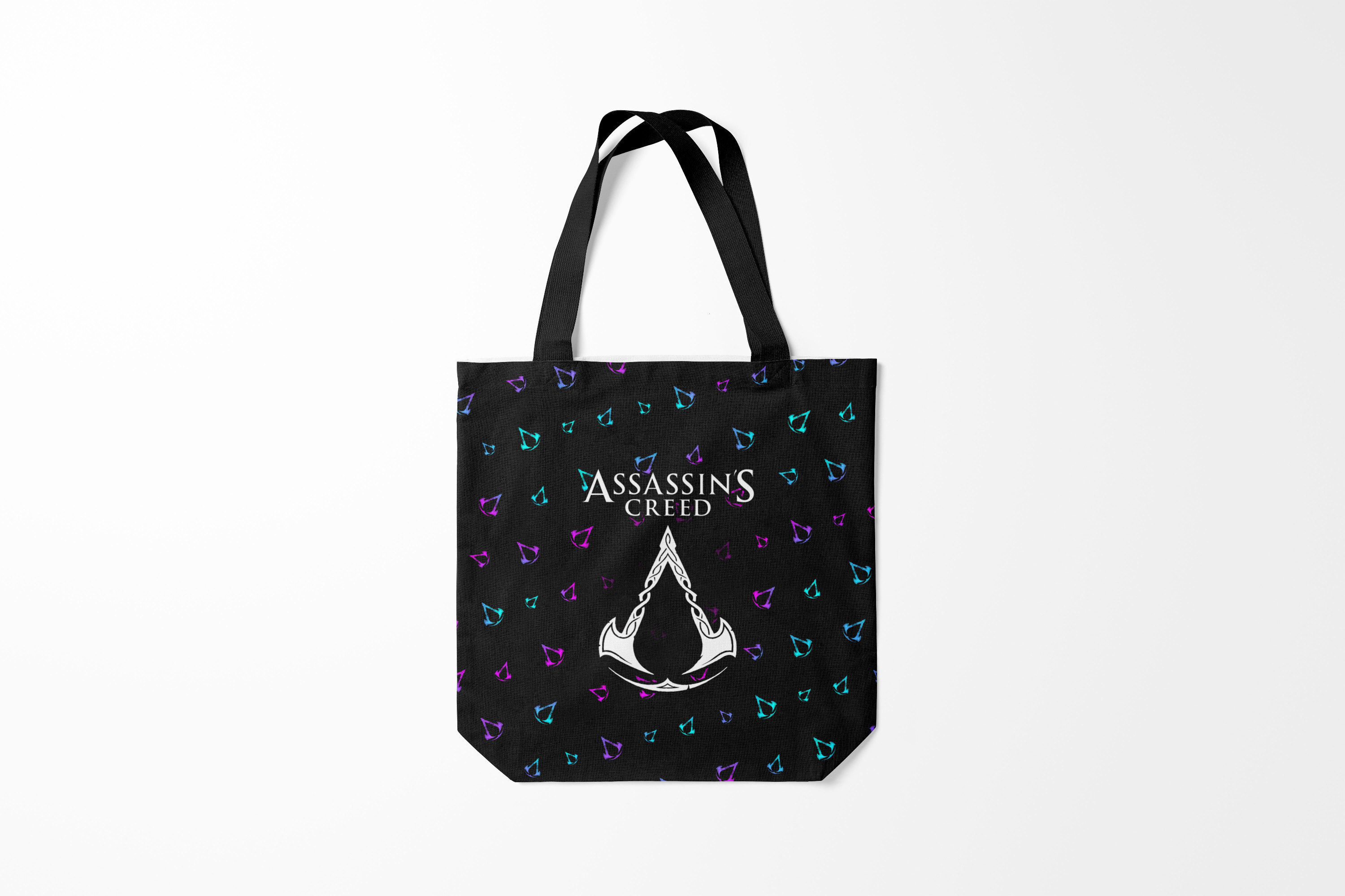 

Сумка шoппер унисекс Burnettie ASSASSINS CREED ASSASSINS VALHALLA, черный, ASSASSINS CREED ASSASSINS VALHALLA