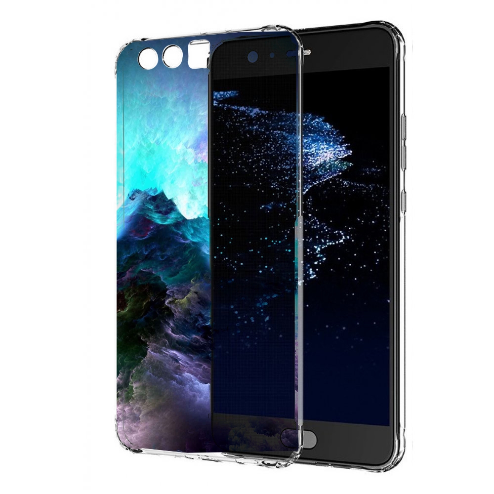 Чехол бампер MyPads Волна для Huawei P10 Plus противоударный