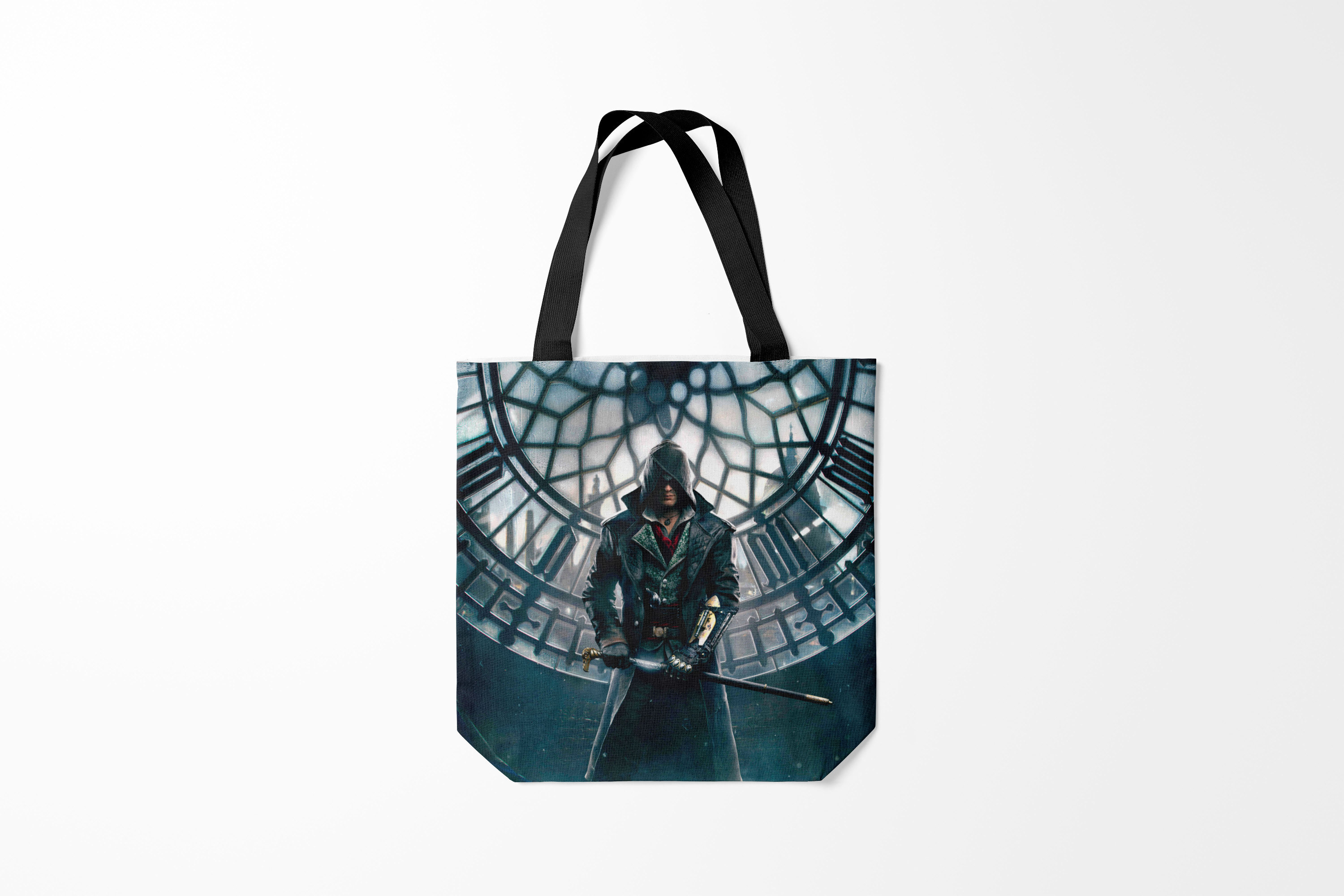 

Сумка шoппер унисекс Burnettie ASSASSINS CREED Jacob Frye, черный, ASSASSINS CREED Jacob Frye