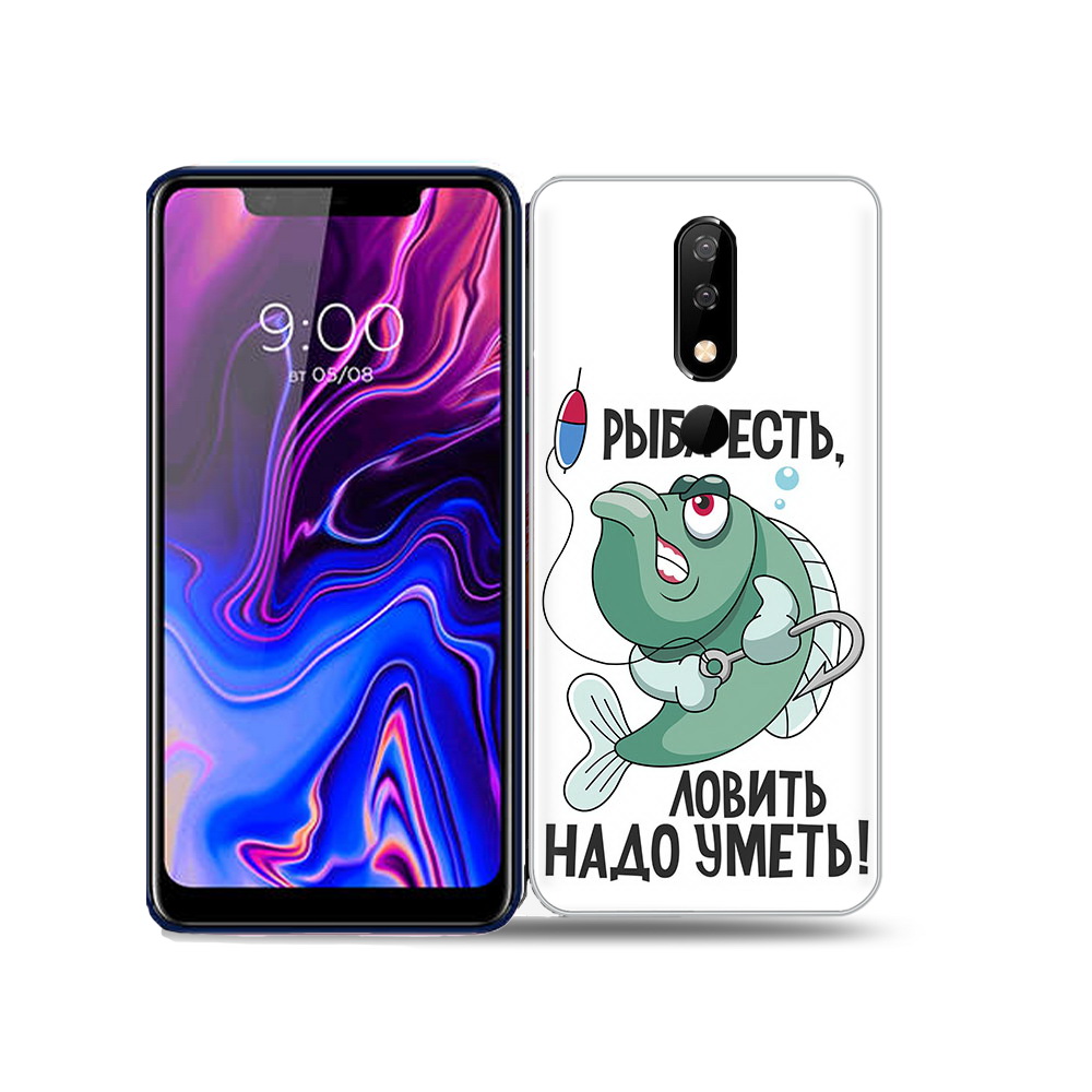 

Чехол MyPads Tocco для BQ 5732L Рыба есть ,ловить надо уметь, Прозрачный, Tocco