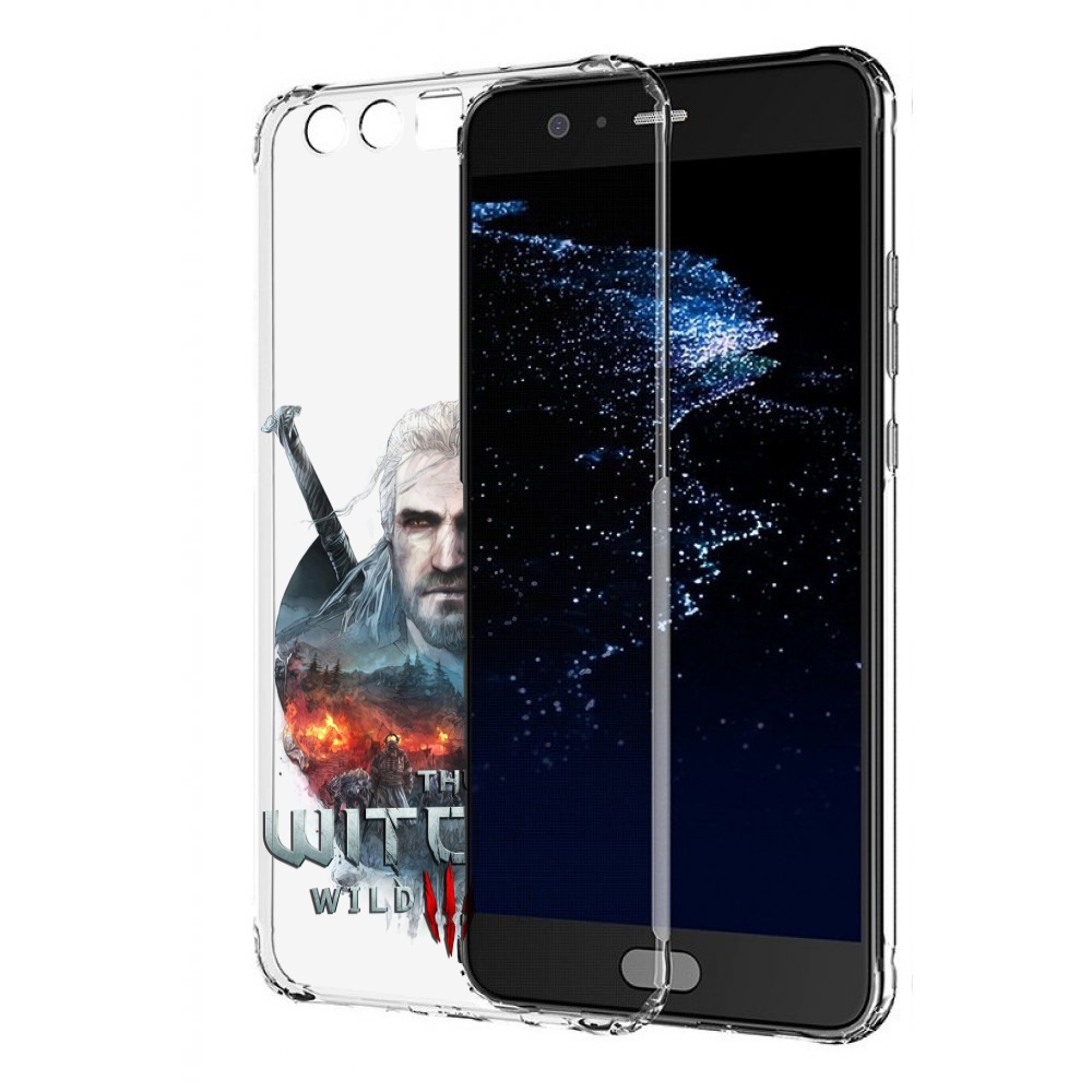 Чехол бампер MyPads Ведьмак для Huawei P10 Plus противоударный