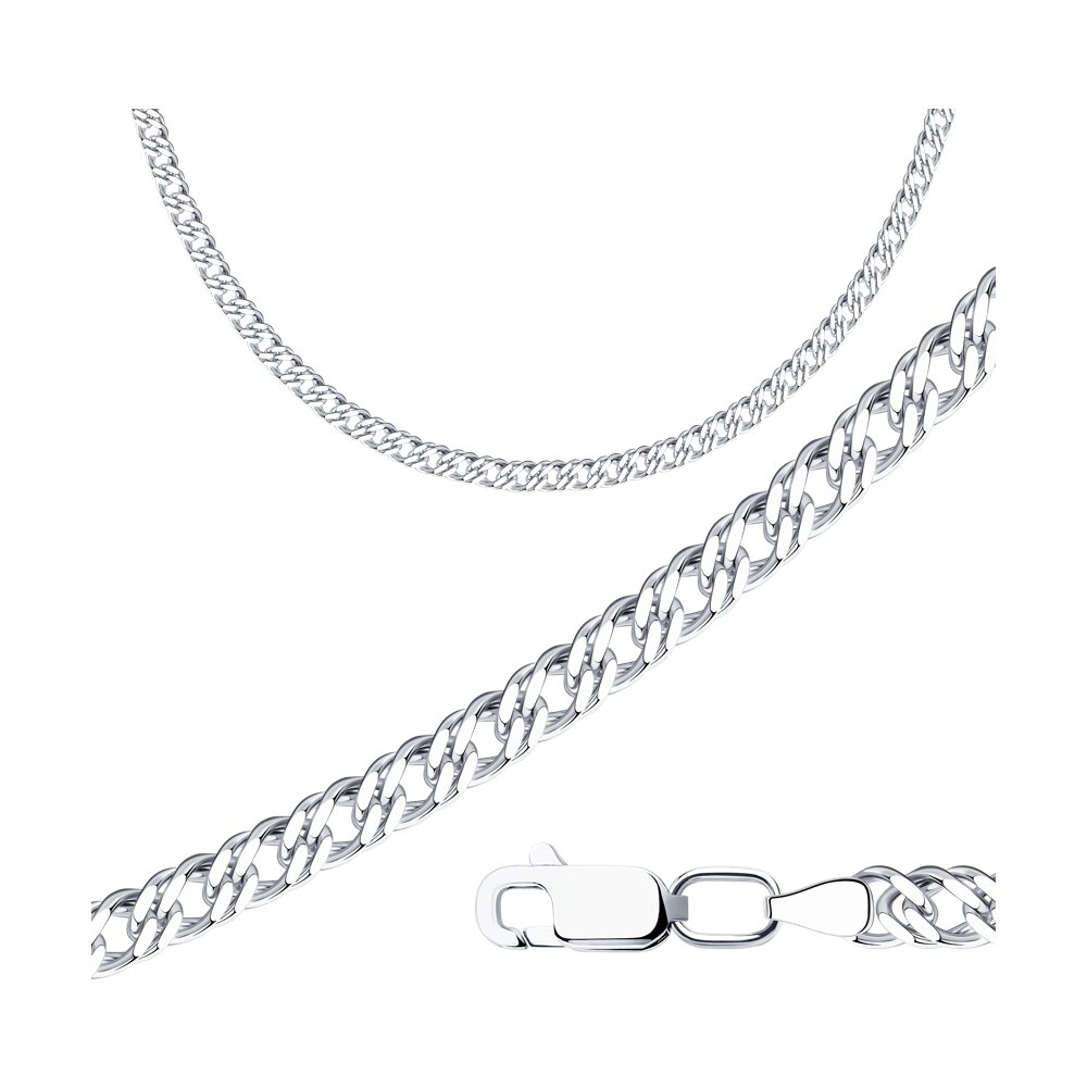 

Цепочка из серебра 60 см SOKOLOV 968040702, 968040702