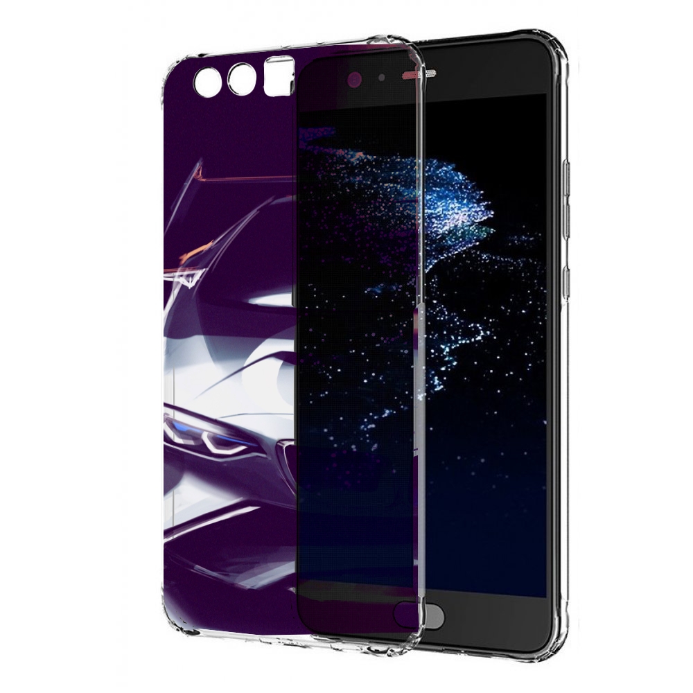 

Чехол бампер MyPads Бэмвэ мужской для Huawei P10 Plus противоуда, Прозрачный, Tocco