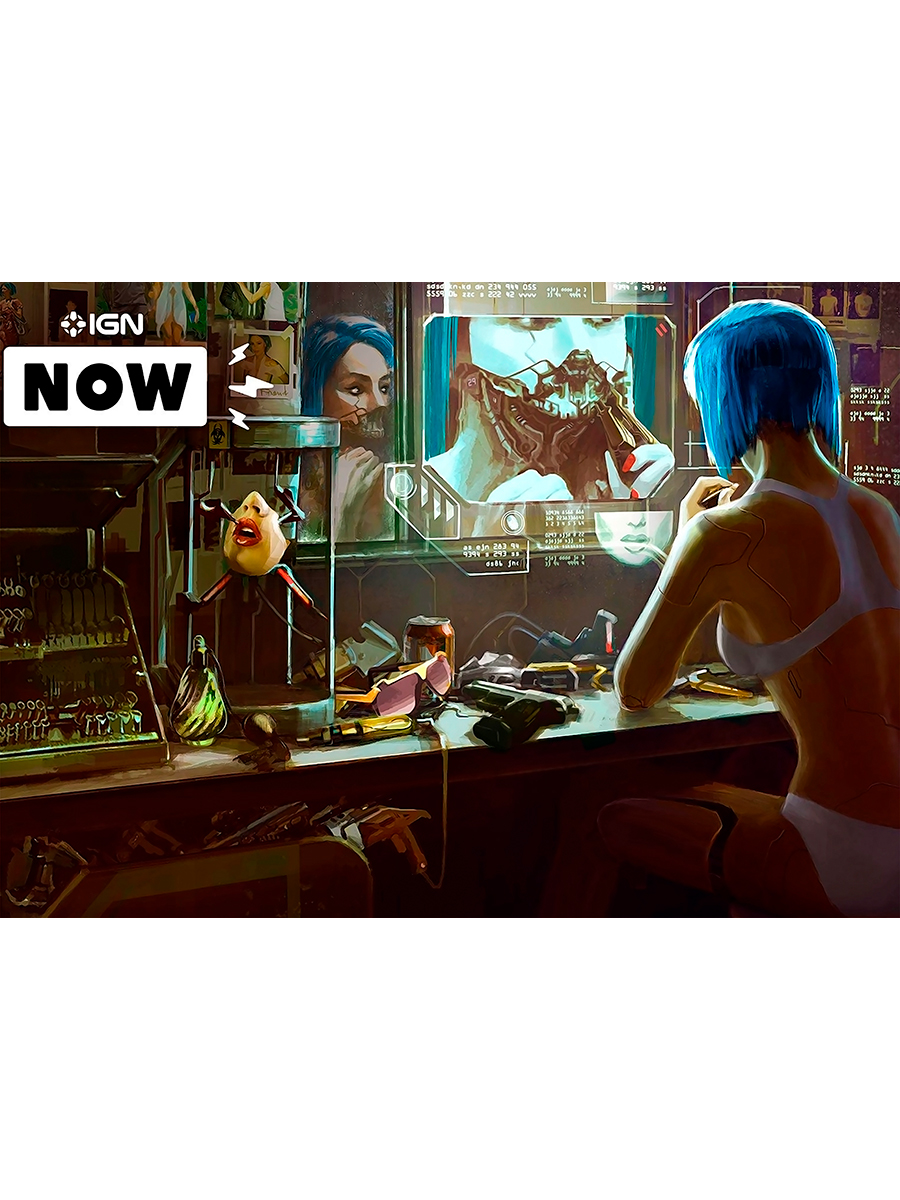 

Постер DRABS А2 Cyberpunk 2077 girl