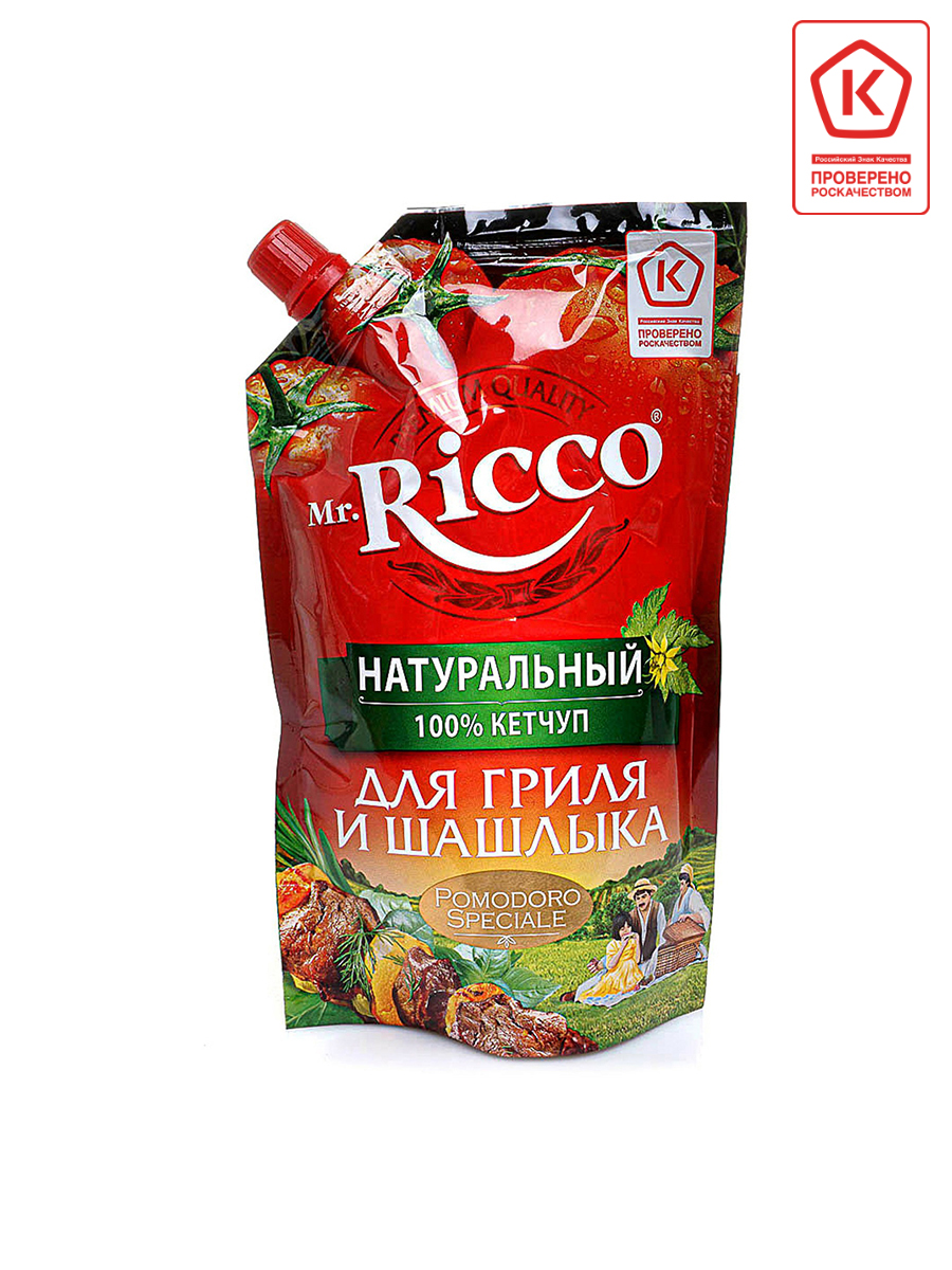 фото Кетчуп mr.ricco organic для гриля и шашлыка 350 г