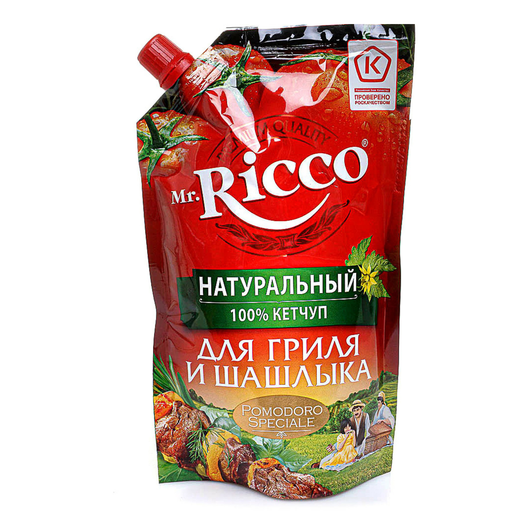 фото Кетчуп mr.ricco organic для гриля и шашлыка 350 г