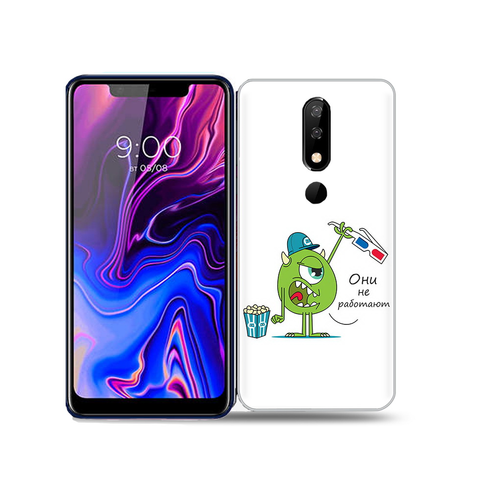 

Чехол MyPads Tocco для BQ 5732L Очки не работают, Прозрачный, Tocco