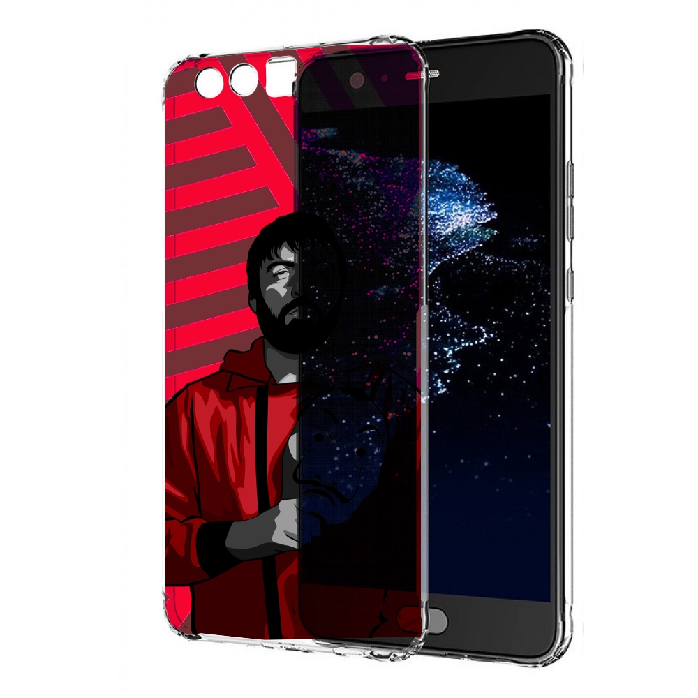 

Чехол бампер MyPads Богата-Бумажный-дом для Huawei P10 Plus прот, Прозрачный, Tocco