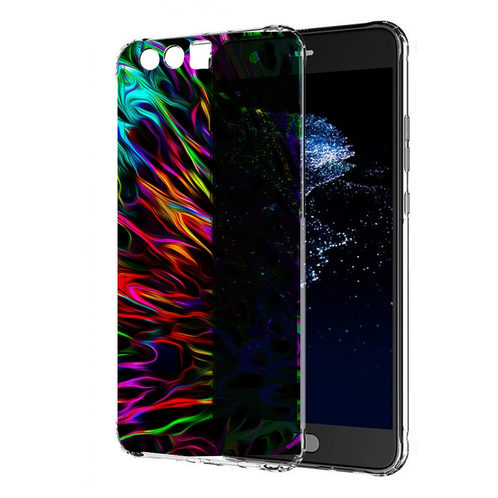 

Чехол бампер MyPads Бензин для Huawei P10 Plus противоударный, Прозрачный, Tocco