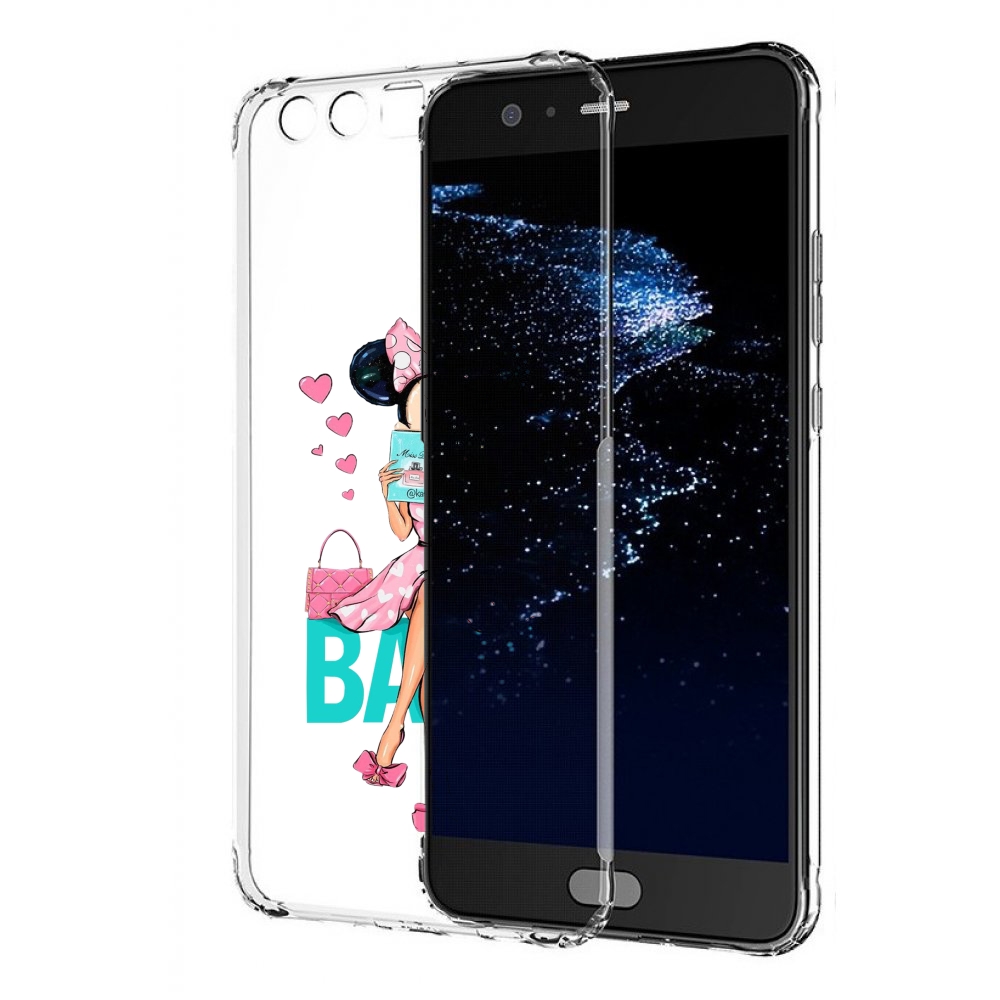 

Чехол бампер MyPads Бейби-микки для Huawei P10 Plus противоударный, Прозрачный, Tocco