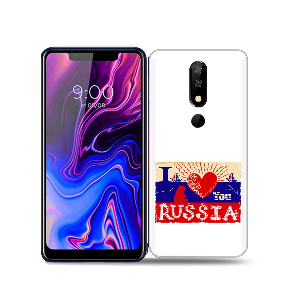 

Чехол MyPads Tocco для BQ 5732L Люблю Россию, Прозрачный, Tocco