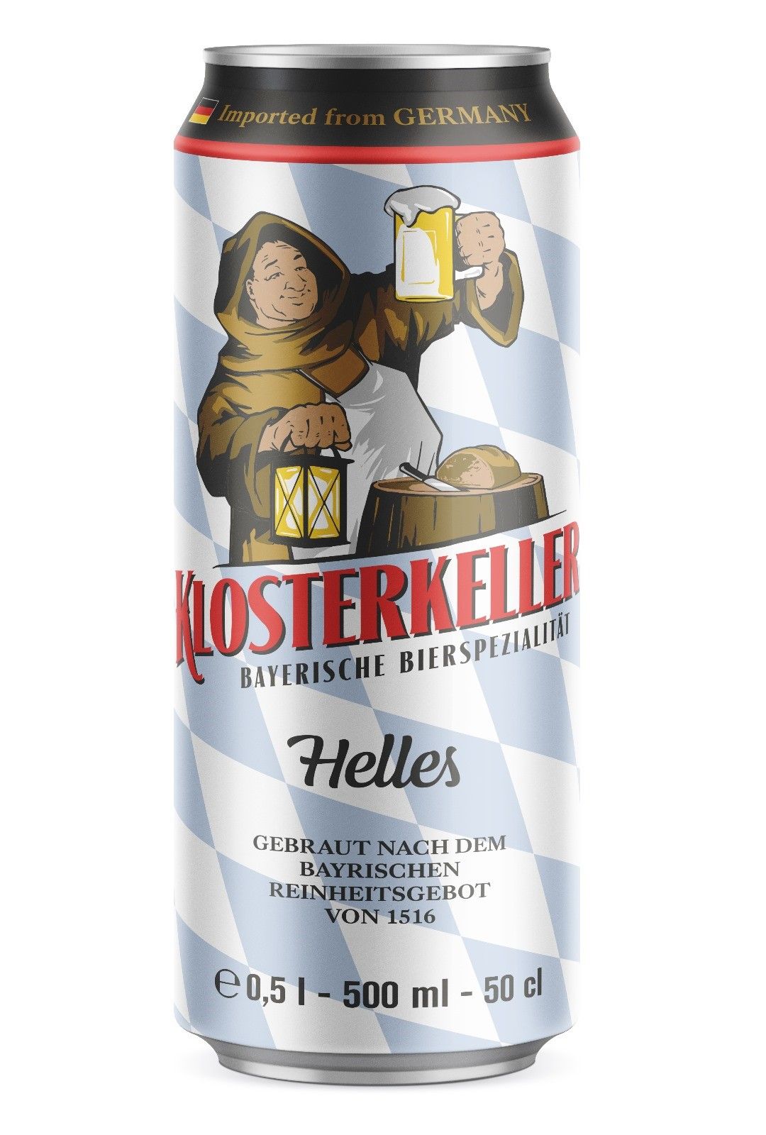 

Пиво Klosterkeller Helles светлое фильтрованное пастеризованное 500 мл