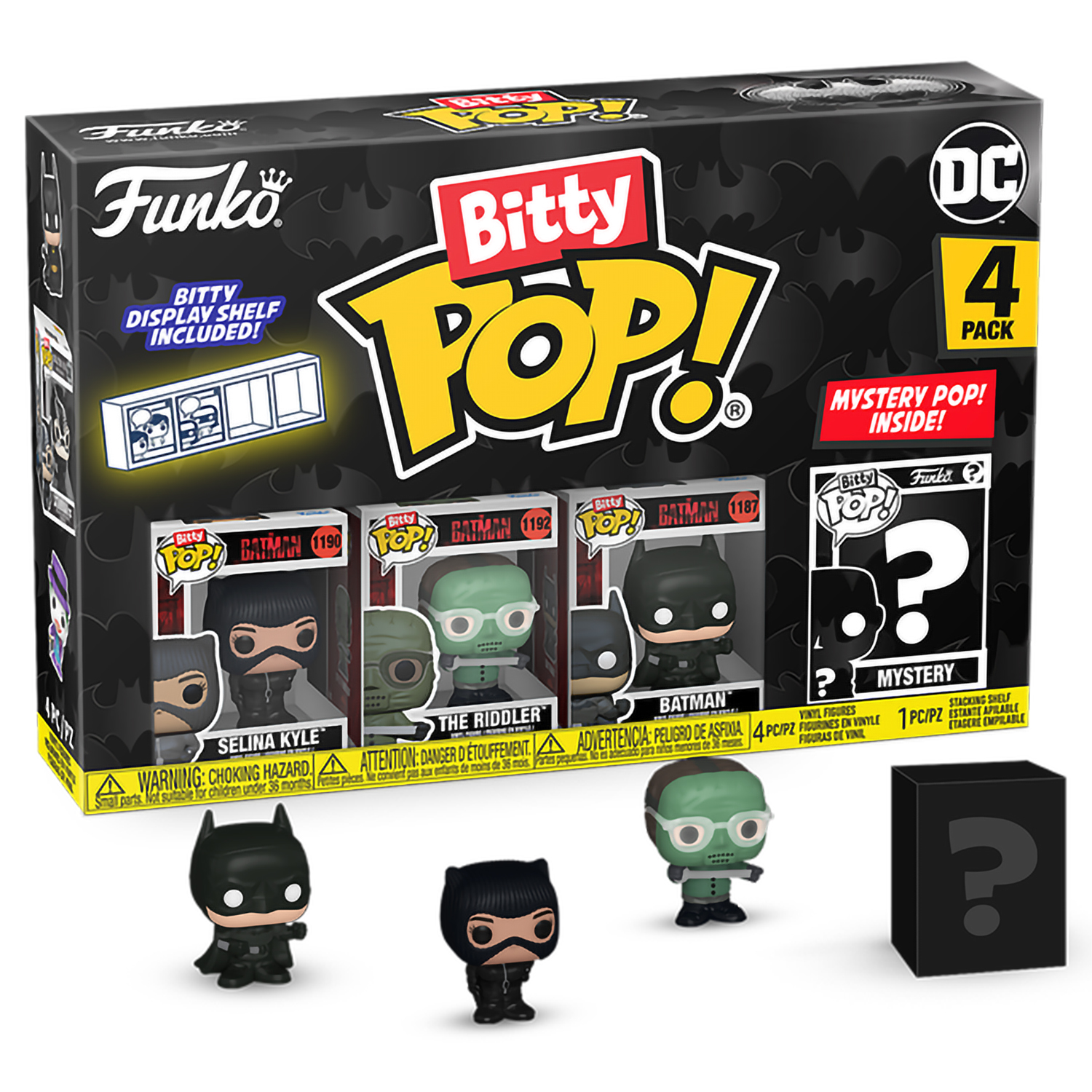 

Фигурка Funko Bitty POP! Batman 85th Selina Kyle+Riddler+Batman+Mystery 81128, 81128