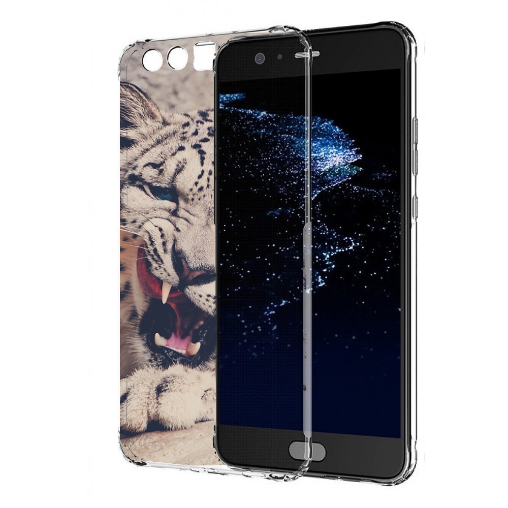 Чехол бампер MyPads Барсюня для Huawei P10 Plus противоударный