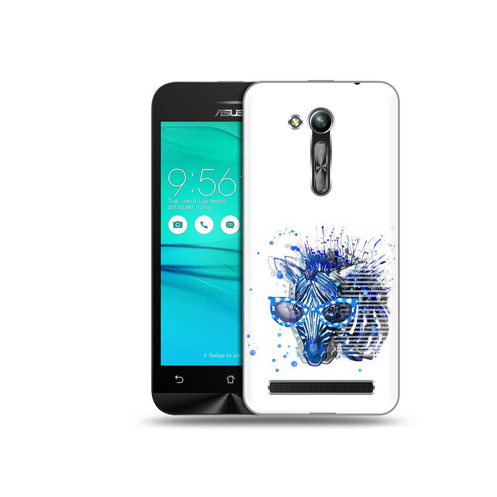 

Чехол MyPads Tocco для Asus ZenFone Go (ZB452KG) расплывчатая зебра, Прозрачный, Tocco