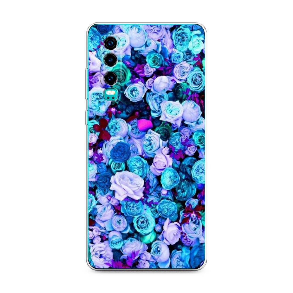 

Чехол на Huawei P30 "Цветочный ковер", Фиолетовый, 68550-2