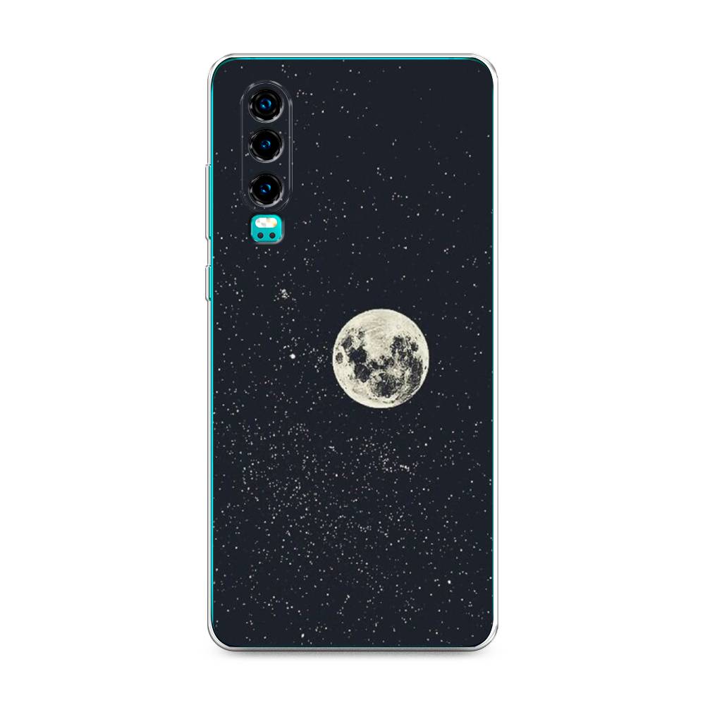 

Чехол на Huawei P30 "Полнолуние", Красный, 68550-2