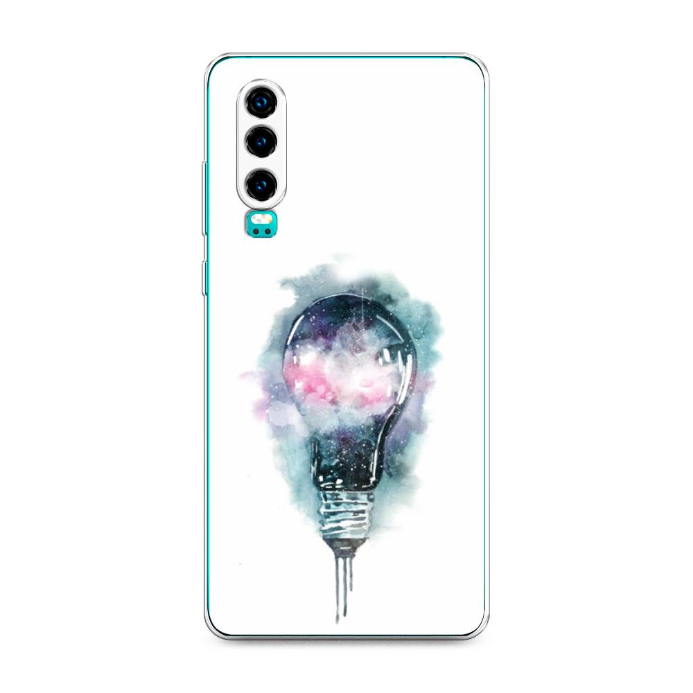 

Чехол на Huawei P30 "Волшебная лампа", Белый;серый, 68550-4