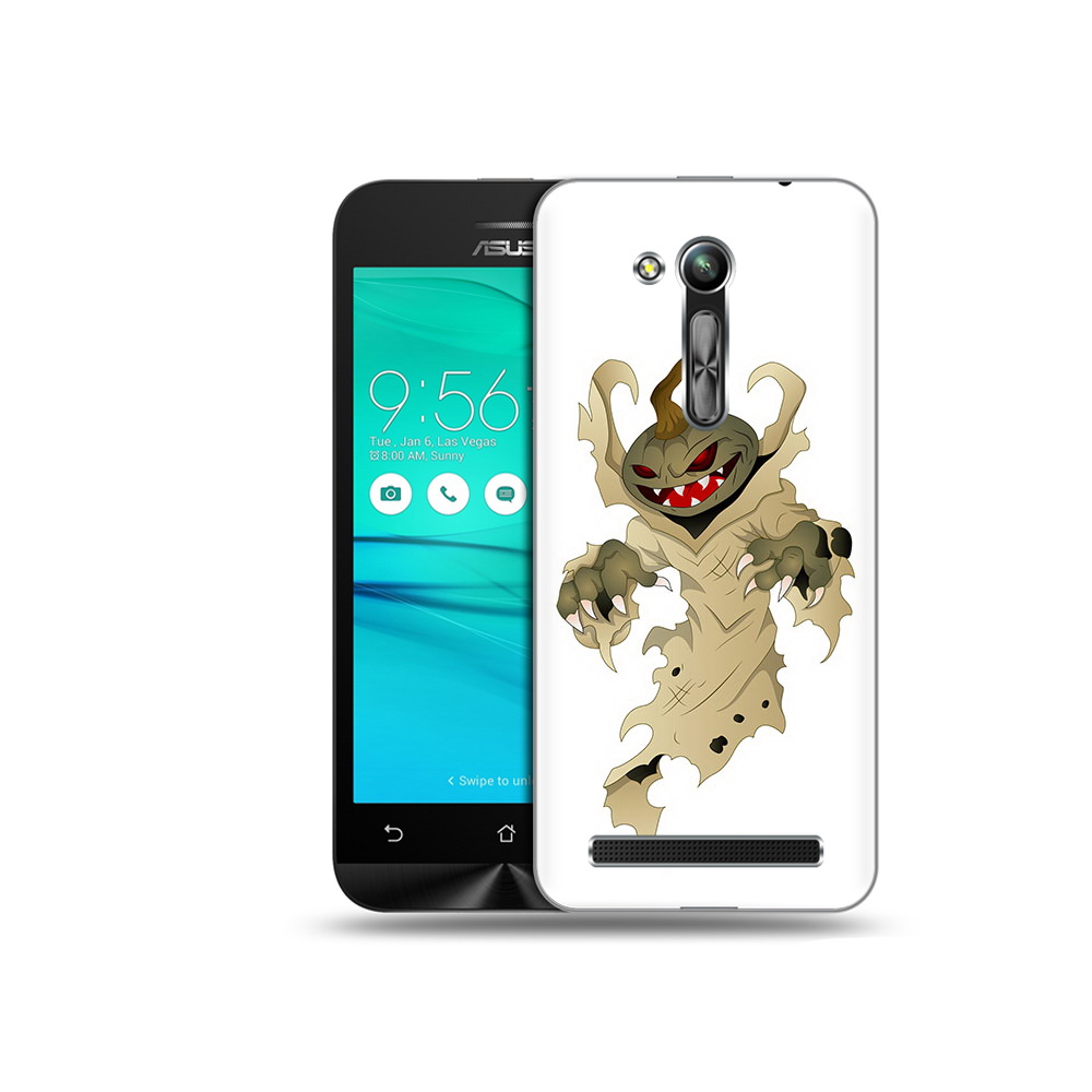 

Чехол MyPads Tocco для Asus ZenFone Go (ZB452KG) призрак хэллоуина, Прозрачный, Tocco